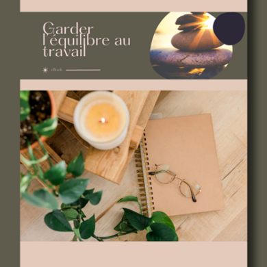 Cover eBook Gardez l'equilibre au travail