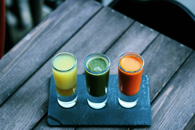 Cuisine santé Shots vitamines